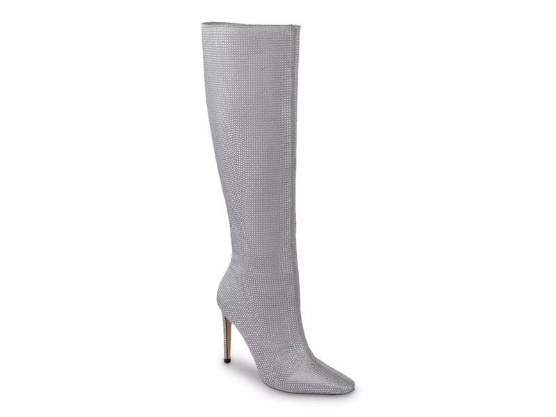 レディクチュール レディース シューズ ブーツ・レインブーツ Lady CoutureDiamond Boot Silver Metallic しろがね色