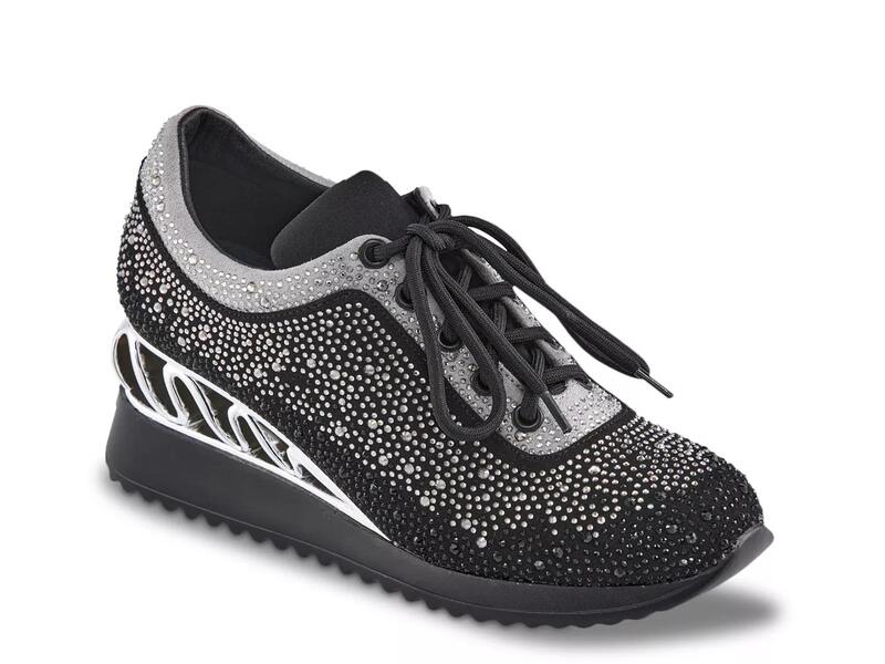 レディクチュール レディース シューズ スニーカー Lady CoutureJackpot Wedge Sneaker Black Multicolor 黒いこと