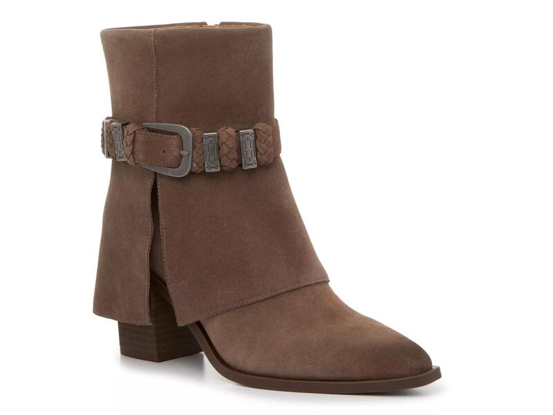 クラウンヴィンテージ レディース シューズ ブーツ・レインブーツ Crown VintageBraydon Foldover Bootie Mole Brown 赤銅色