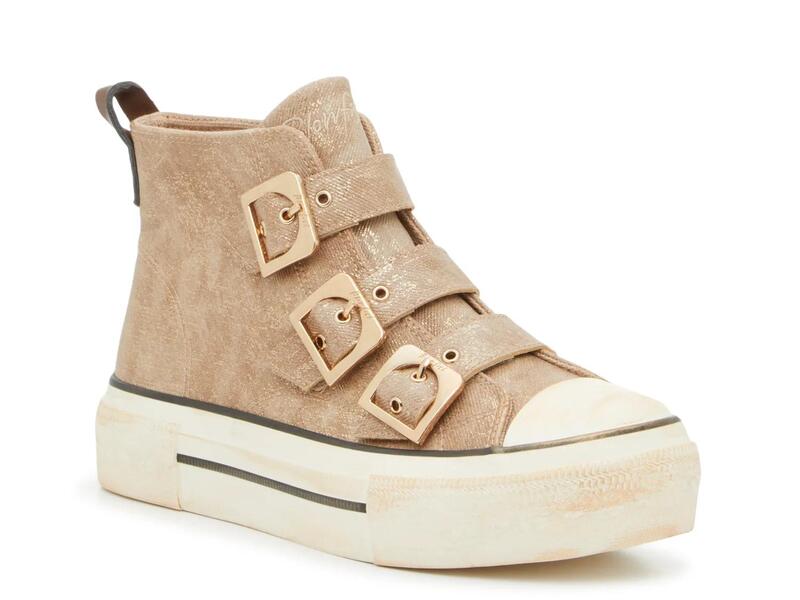 ブローフィッシュマリブ レディース シューズ スニーカー Blowfish MalibuKnockout High-Top Sneaker - Women\u0027s Tan/Gold Metallic タン