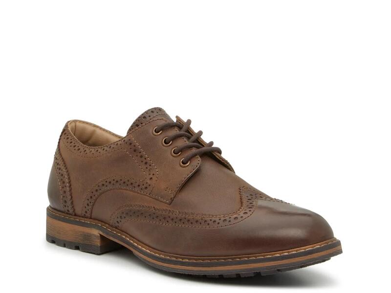 クラウンヴィンテージ メンズ シューズ オックスフォード ウィングチップ Crown VintageClayman Wingtip Oxford Bison Brown 赤銅色