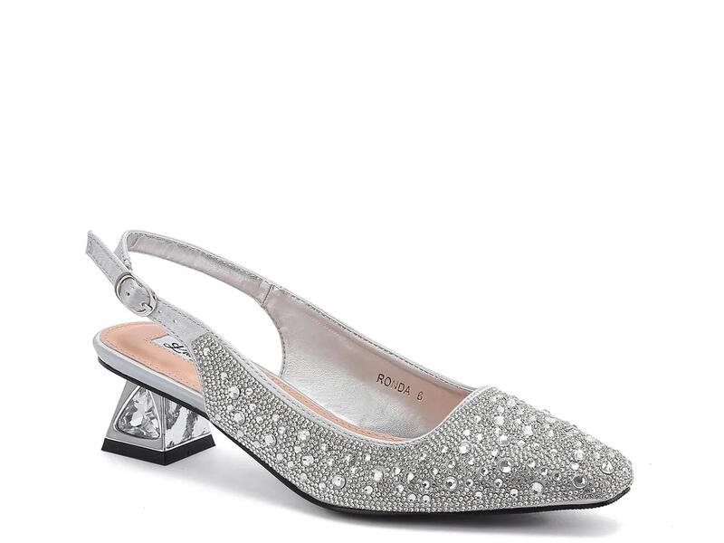 レディクチュール レディース シューズ パンプス Lady CoutureRonda Pump Silver Metallic しろがね色