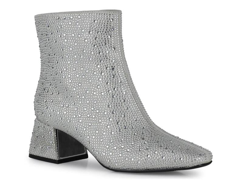 レディクチュール レディース シューズ ブーツ・レインブーツ Lady CoutureBravo Bootie Silver Metallic しろがね色