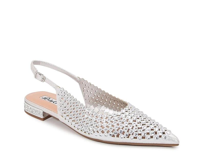レディクチュール レディース シューズ パンプス Lady CoutureEmmy Flat Silver Metallic しろがね色