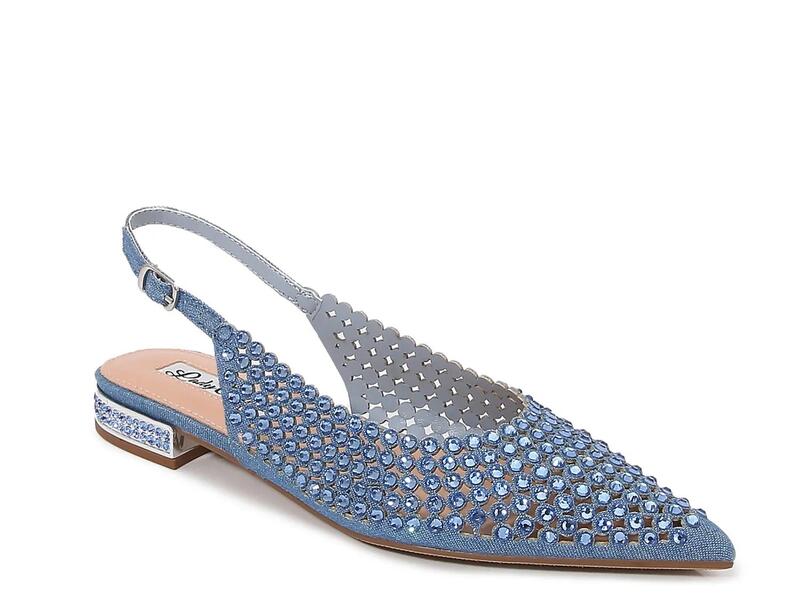 レディクチュール レディース シューズ パンプス Lady CoutureEmmy Flat Blue 青色