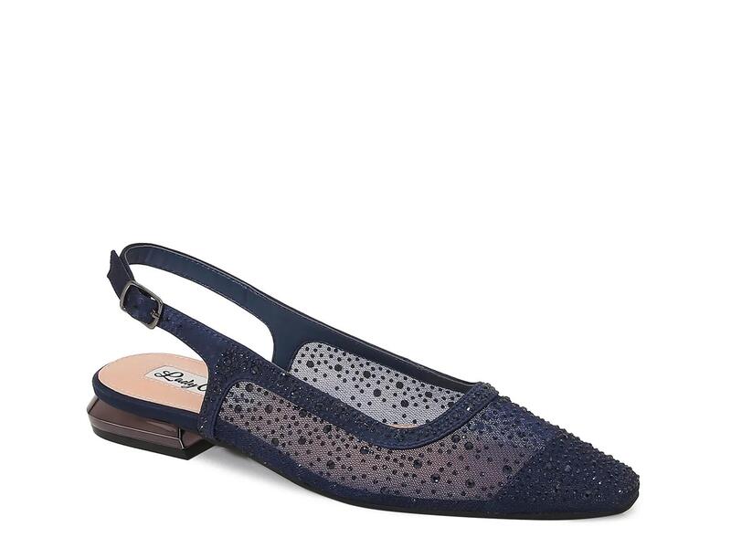 レディクチュール レディース シューズ パンプス Lady CoutureKara Flat Navy 米国海軍