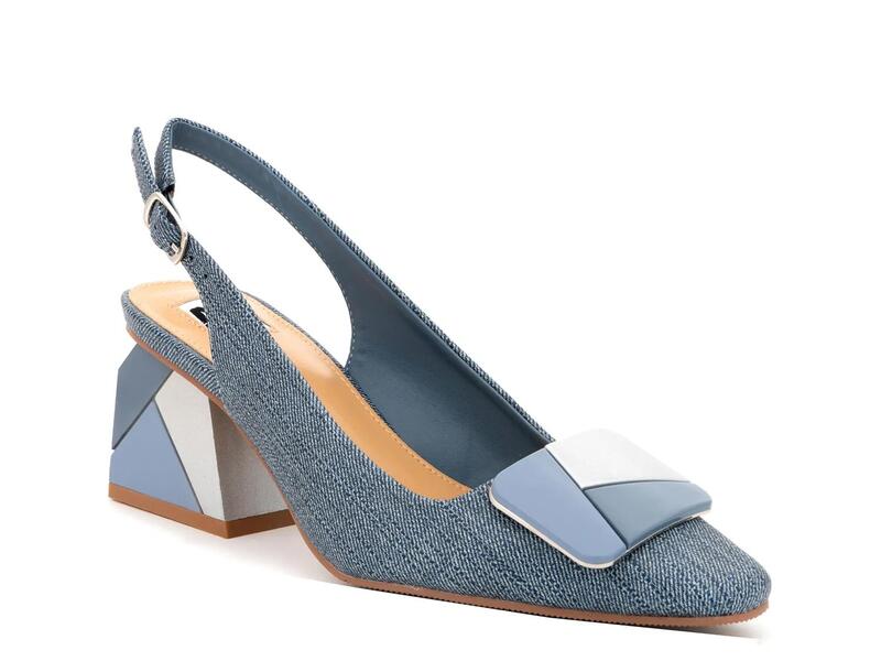 ナインティユニオン レディース シューズ パンプス Ninety UnionSally Pump Blue Denim ジーンズ