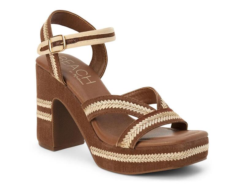 ビーチバイマティス レディース シューズ サンダル プラットフォーム Beach by MatisseAdelaide Platform Sandal Dark Brown ブラウン｜ReVida 店 15,696円