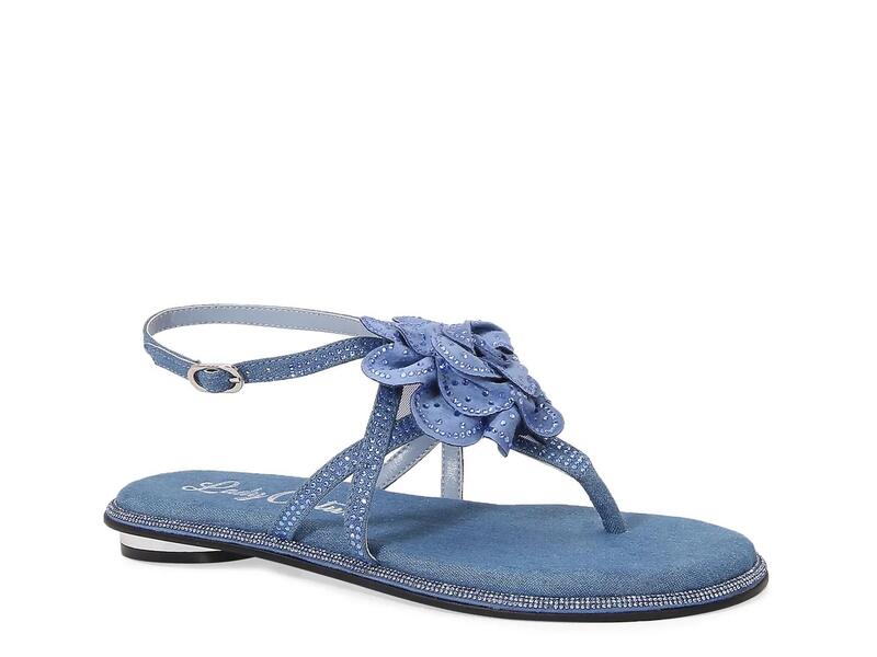 レディクチュール レディース シューズ サンダル Lady CoutureMaui Sandal Blue Denim ジーンズ