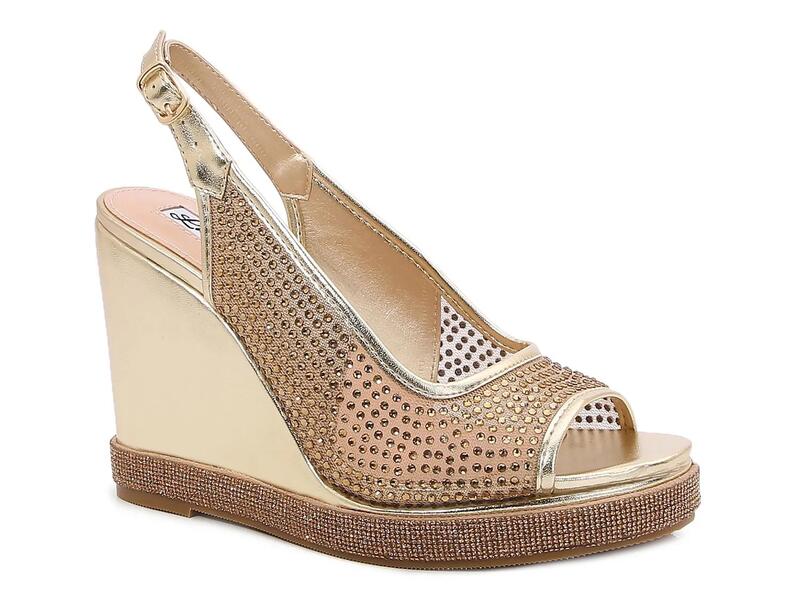 レディクチュール レディース シューズ サンダル Lady CoutureBelair Wedge Sandal Gold Metallic ゴールド