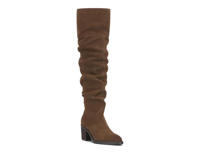 クラウンヴィンテージ レディース シューズ ブーツ・レインブーツ Crown VintageDevelyn Over-the-Knee Boot Dark Brown ブラウン｜ReVida 店