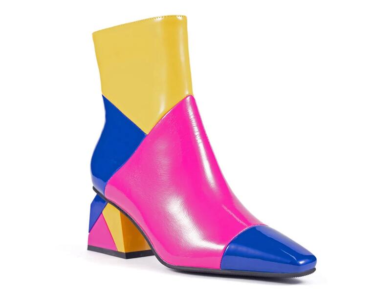 ナインティユニオン レディース シューズ ブーツ・レインブーツ Ninety UnionSienna Bootie Fuchsia/Yellow/Multicolor フューシャ