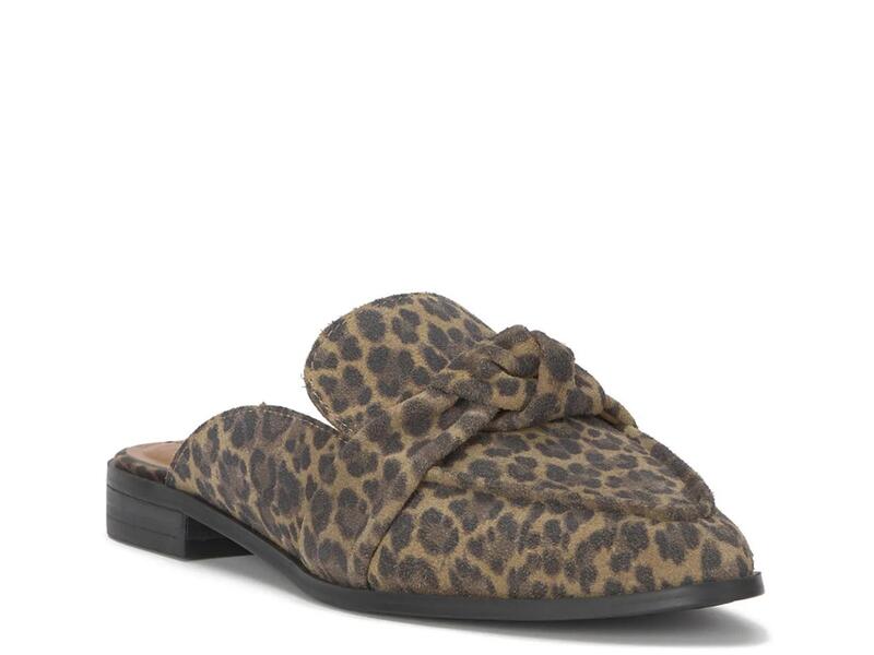 ラッキーブランド レディース シューズ サンダル Lucky BrandAdenia Mule Brown Leopard Print Suede 赤銅色