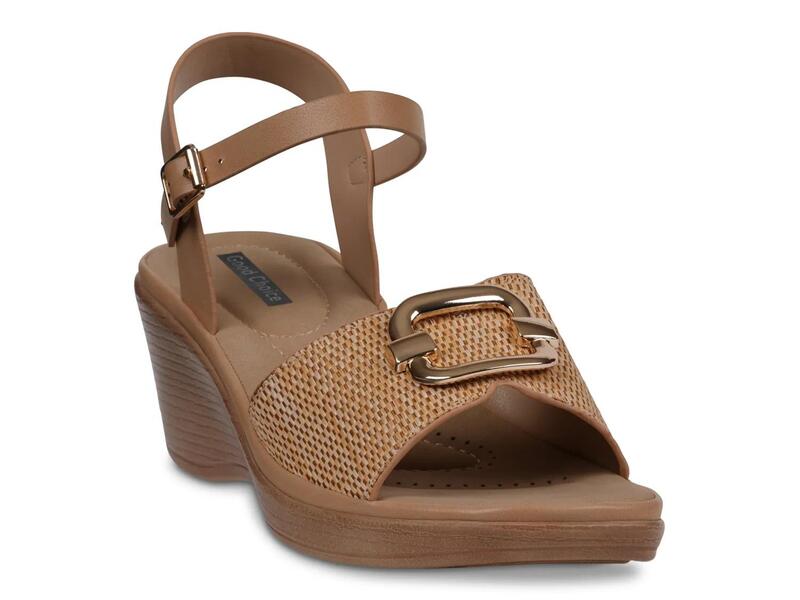 グッドチョイス レディース シューズ サンダル Good ChoiceFia Wedge Sandal Natural Beige ベージュ｜ReVida 店