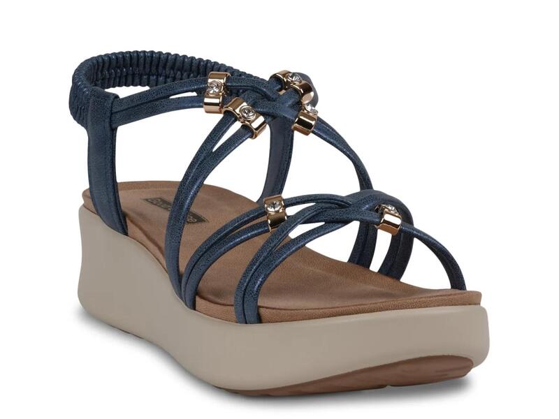 グッドチョイス レディース シューズ サンダル Good ChoiceFran Wedge Sandal Navy 米国海軍