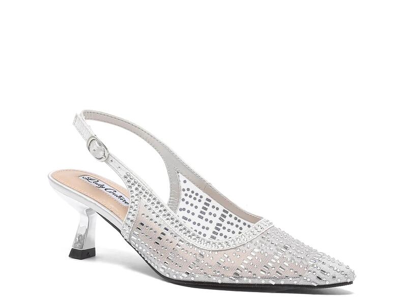 レディクチュール レディース シューズ パンプス Lady CoutureLinda Pump Silver Metallic シルバー｜ReVida 店
