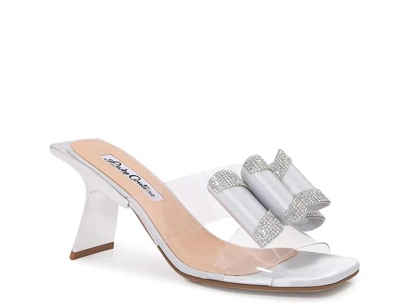 レディクチュール レディース シューズ サンダル Lady Couture Let Usurprise You Silver Metallic しろがね色