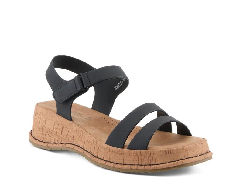パトリシア レディース シューズ サンダル PatriziaMoniece Wedge Sandal Black 黒いこと