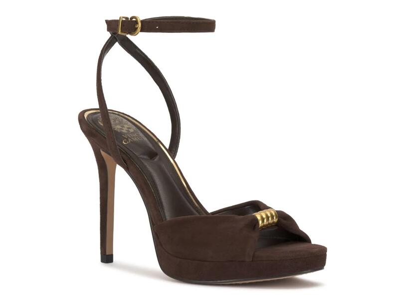 ヴィンスカムート レディース シューズ サンダル プラットホーム Vince CamutoNeala Platform Sandal Dark Brown 赤銅色