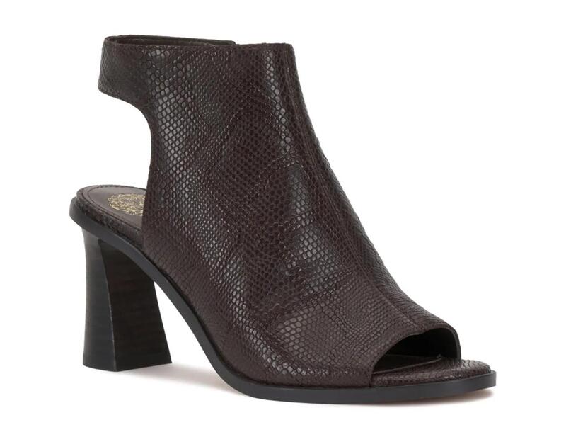 ヴィンスカムート レディース シューズ サンダル Vince CamutoRimdia Sandal Dark Brown Snake Print 赤銅色
