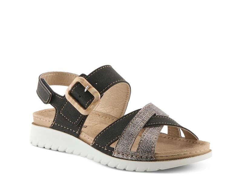 フレクサス レディース シューズ サンダル FlexusCabianna Sandal Black/Multicolor 黒いこと