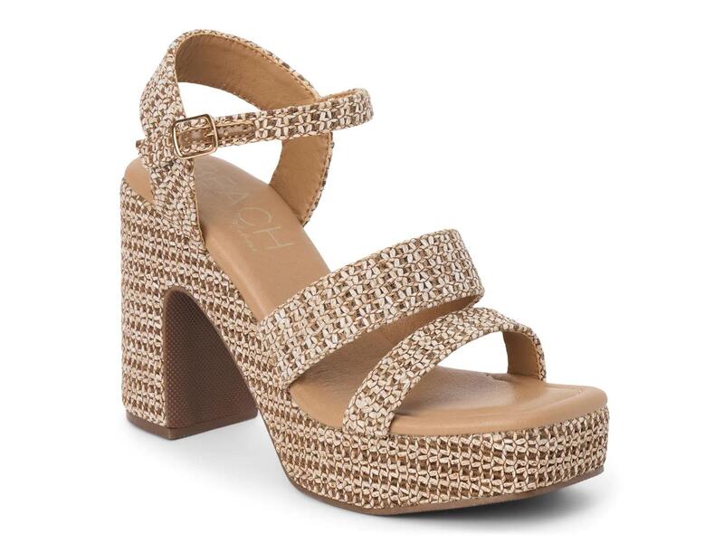ビーチバイマティス レディース シューズ サンダル プラットフォーム Beach by MatisseAlessia Platform Sandal Brown Raffia ブラウン｜ReVida 店
