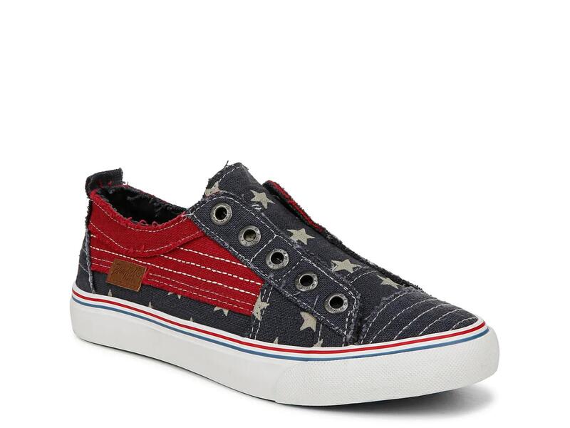 ブローフィッシュマリブ レディース シューズ スリッポン・ローファー スニーカー Blowfish MalibuPlay Slip-On Sneaker - Women\u0027s Navy/Red/White 白いこと