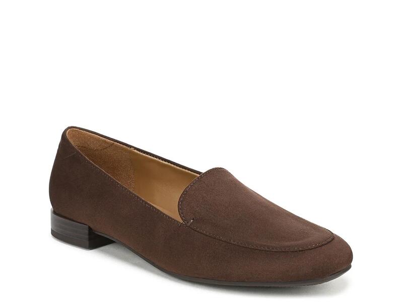 ナチュライザー レディース シューズ スリッポン・ローファー NaturalizerDahlia Loafer Dark Chocolate Brown Fabric 赤銅色