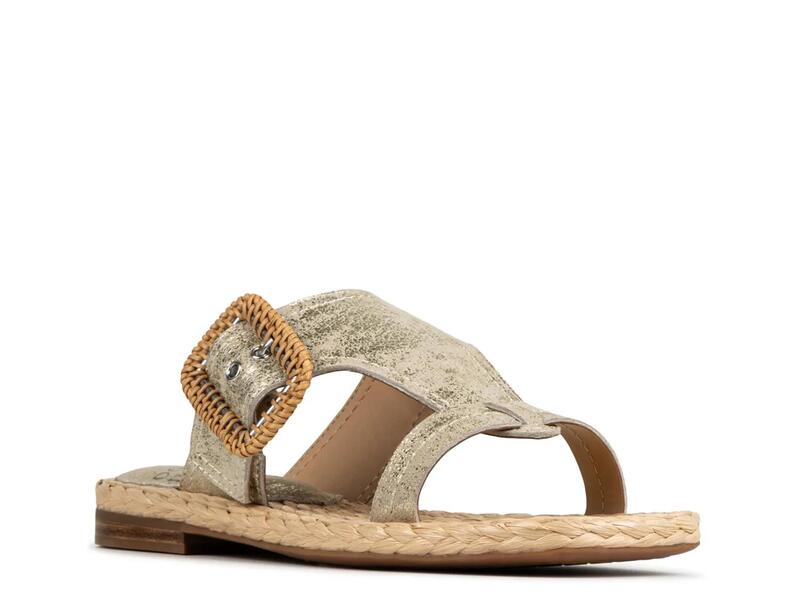 ドナルドプリネール レディース シューズ サンダル Donald PlinerHilari Sandal Gold Metallic Suede ゴールド