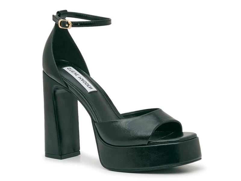 スティーブ マデン レディース シューズ サンダル プラットホーム Steve MaddenKirah Platform Sandal Black 黒いこと
