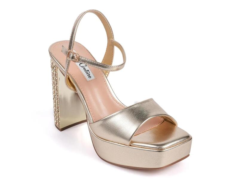 レディクチュール レディース シューズ サンダル プラットホーム Lady CouturePretty Platform Sandal Gold Metallic ゴールド