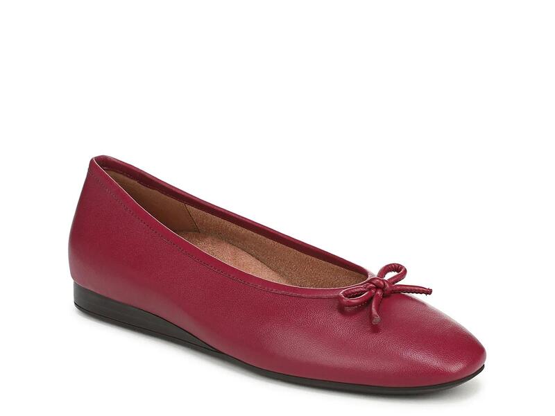 バイオニック レディース シューズ パンプス VionicLarissa Ballet Flat Red 赤いこと