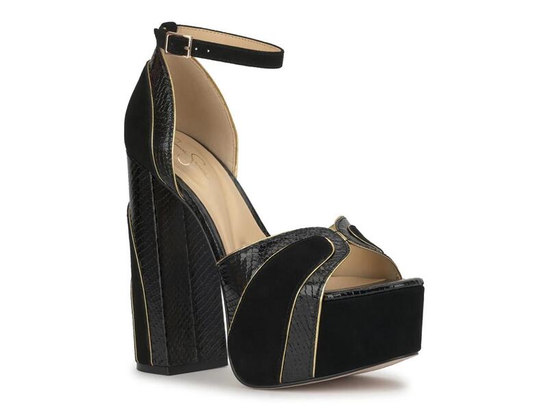 ジェシカシンプソン レディース シューズ サンダル プラットホーム Jessica SimpsonAvele Platform Sandal Black 黒いこと