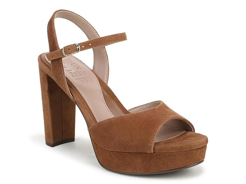 ナチュライザー レディース シューズ サンダル プラットホーム NaturalizerMarigold Platform Sandal Chestnut Suede