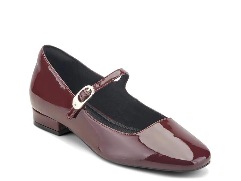 鍵を掛ける界面 レディース シューズ パンプス RockportNiya Mary Jane Pump Dark Red Patent Synthetic 赤いこと