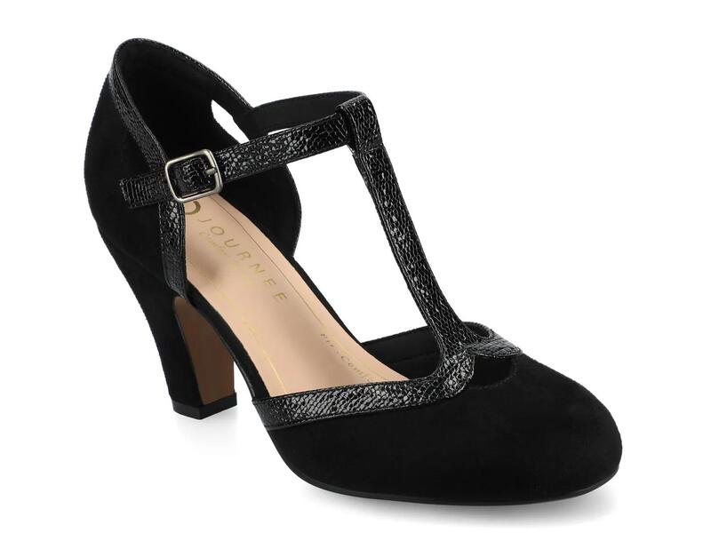 ジャーニー レディース シューズ パンプス JourneeOlina Pump Black Suede ブラック｜ReVida 店