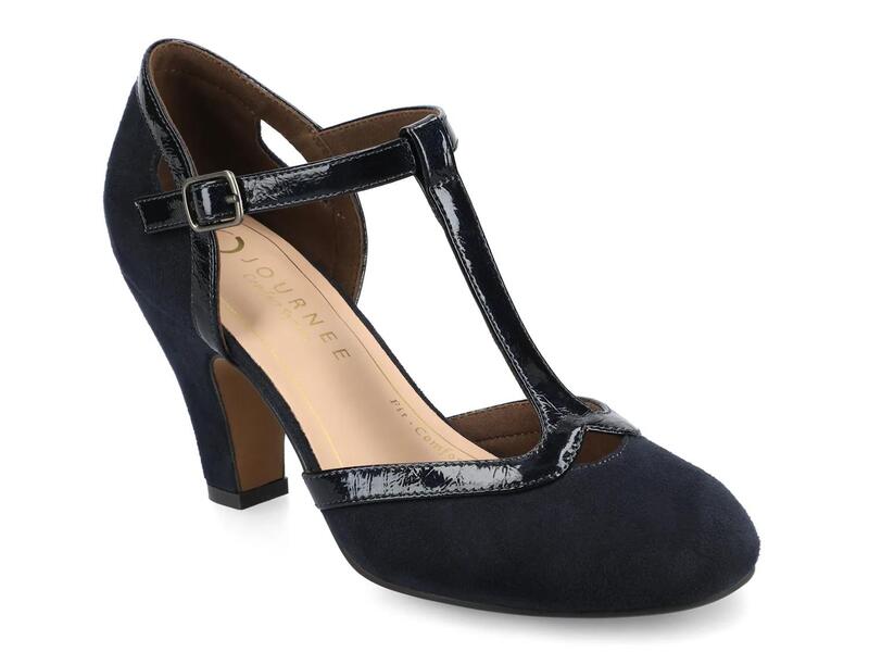 ジャーニー レディース シューズ パンプス JourneeOlina Pump Navy Suede ネイビー|ReVida 店