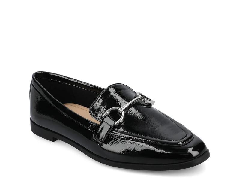 ジャーニー レディース シューズ スリッポン・ローファー JourneeMizza Loafer BLACK/CRINKLE ブラック｜ReVida 店