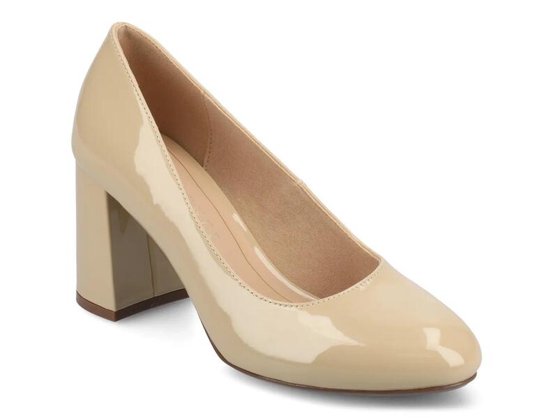 ジャーニー レディース シューズ パンプス JourneeSeraphina Pump Beige Patent ベージュ｜ReVida 店