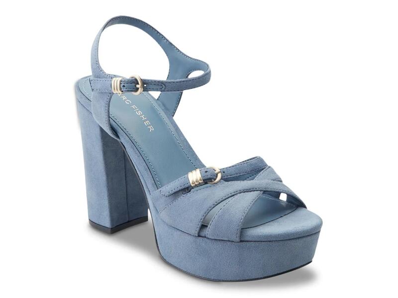 マークフィッシャー レディース シューズ サンダル プラットフォーム Marc FisherDolluplatform Sandal Blue ブルー｜ReVida 店