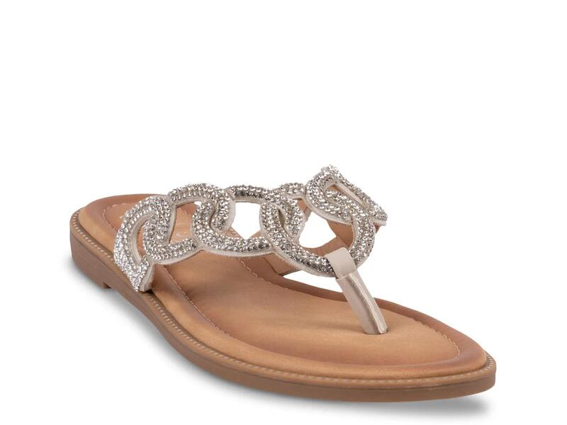 ジーシーシューズ レディース サンダル GC ShoesVania Sandal Silver Metallic シルバー｜ReVida 店