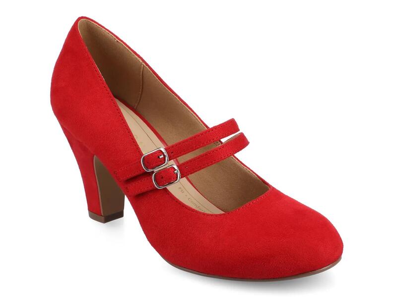 ジャーニー レディース シューズ パンプス JourneeWindy Mary Jane Pump Red Synthetic レッド｜ReVida 店