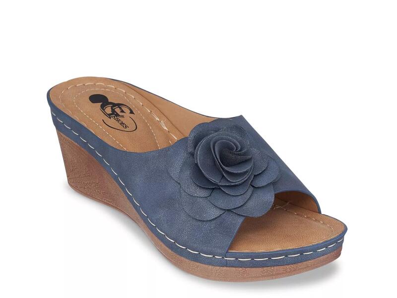 グッドチョイス レディース シューズ サンダル Good ChoiceTokyo Wedge Sandal Navy ネイビー｜ReVida 店