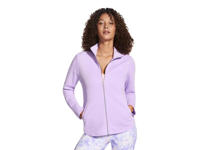 スケッチャーズ レディース シューズ スニーカー パーカー ジャケット SkechersThe Hoodless Hoodie GO WALK Shine Women's Jacket Purple パープル｜ReVida 店