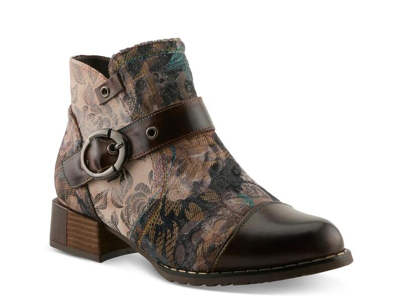 ラリティステ レディース シューズ ブーツ・レインブーツ L'ArtisteSipperbootie Dark Brown/Multicolor ブラウン|ReVida 店