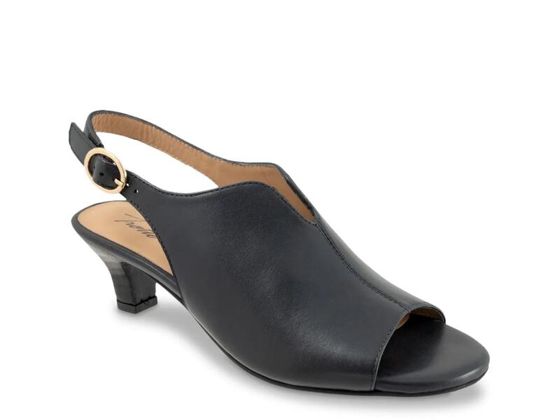 トロッターズ レディース シューズ サンダル TrottersNorma Sandal Navy Leather ネイビー｜ReVida 店