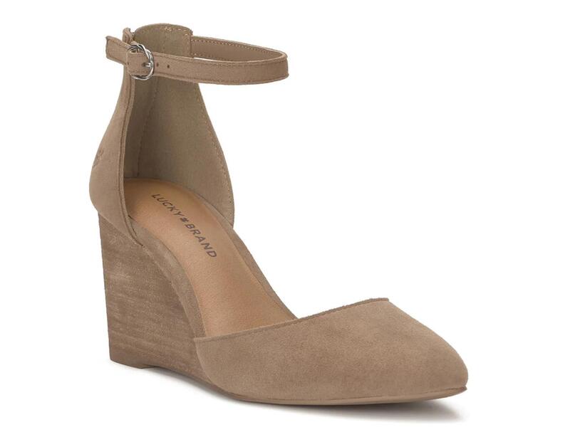 ラッキーブランド レディース シューズ サンダル Lucky BrandNitika Wedge Sandal Taupe トープ｜ReVida 店