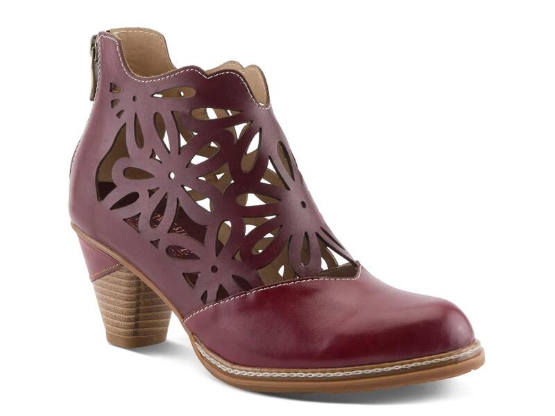 ラリティステ レディース シューズ ブーツ・レインブーツ L'ArtisteFeelin Free Bootie Bordeaux｜ReVida 店