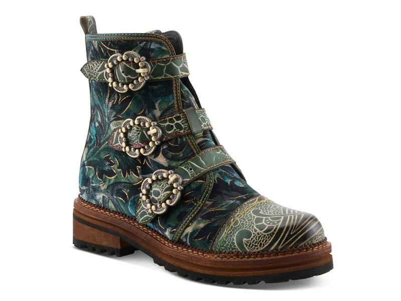 ラリティステ レディース シューズ ブーツ・レインブーツ L'ArtisteThis Way Bootie Green グリーン|ReVida 店