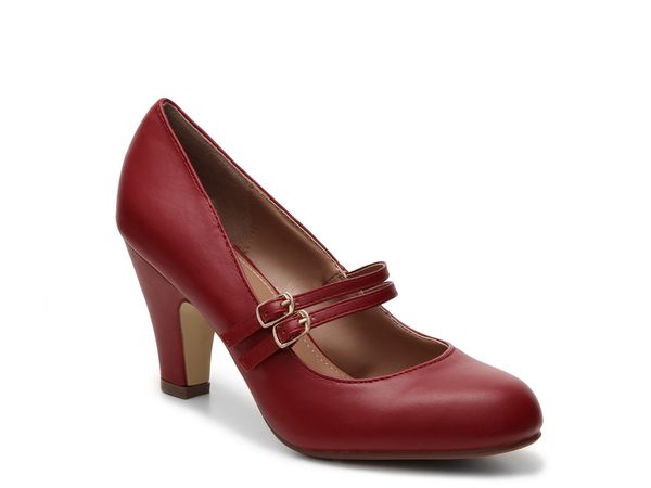 ジュルネ コレクション レディース シューズ パンプス Journee Collection Windy Pump Red レッド｜ReVida 店